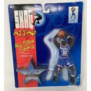 1993 Shaq Attaq All-Star Shaq Shaquille O'Neal Basketball Figure 61204 Kenner